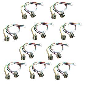 Abovehill 711449084941 10 Pair 8mm Micro Stepper Motor 2-phase 4-wire Dc 5-6v With Connection Line