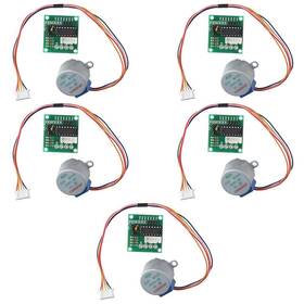 Allgift 608512274799 5pcs Stepper Motor Driver With 5v Drive Board Portable Speed Down Stepping Mo