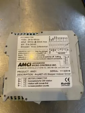 Ang1 Amci 5 Anynet Integrated Stepper Motor Controller And Drive Networked I/o