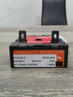 Amp Pcsl5d-r Infitec Ac Phase Controller 120v 2.5