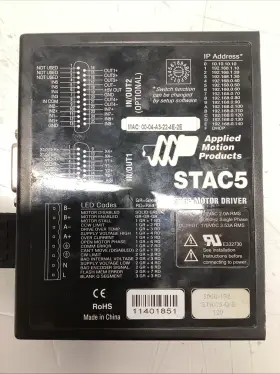 Stac5-q-e Applied Motion Products 120 Step Motor Driver Ethernet 120vac T-137