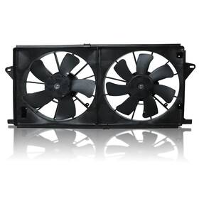 Blackhorse-racing Fs17254 Dual Radiator Cooling Fan Assembly Compatible With Cadillac Dts Buick Lucerne