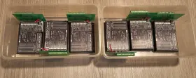 1-90-00019 Centent Cn0145 6x Cn145 Microstep Drives With Boards Good Used