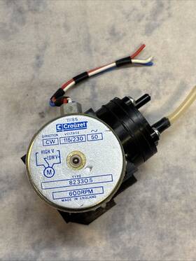 Crouzet 82330.5 England Synchronous Geared Motor With Charles Austin L.12 Pump