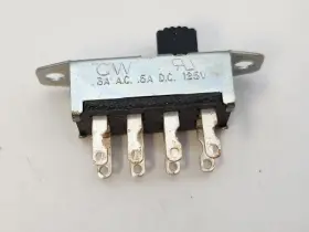 G-128s-3011 Cw Industries 10pcs Slide Switches Dp3t 3pos .5a Dc. 3a Ac
