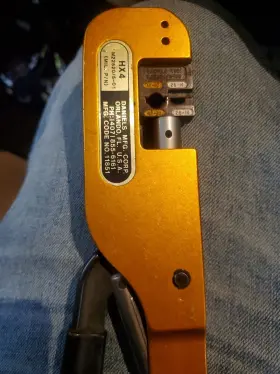 M22520 Daniels / Dmc M22520/10-01 Hx3 Hand Crimper With Die Set X511