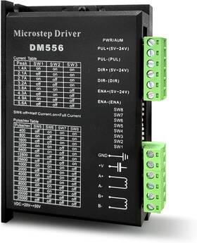 Ebysaico 760784228402 Cnc Digital Stepper Motor Driver Dm556 Dc20-50v 5.6a 2-phase
