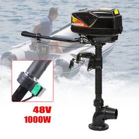 Hangkai 4.0jet 1000w 48v Outboard Trolling Motor Brushless Fishing Boat Engine For Canoes