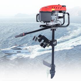 Hangkai Rv170 4 Stroke 6 Hp Heavy Duty Outboard Motor Fishing Boat Engine Air Cooling