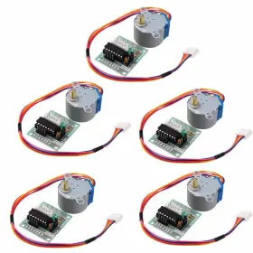 28byj-48 Hiletgo 696594451139 5pcs Uln2003 4-phase Stepper Motor With 5v Drive Board For Pi