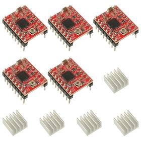 Huarew Hr-a4988 A4988 Stepstick Motor Driver Module With Heat Sink For Arduino 3d Printer Cnc