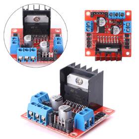 Hukyu 8dzyj016 Dual H Bridge Dc Stepper Motor Drive Controller Board Module For Arduino L298n