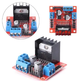 8dzyj016 Hukyu Dual H Bridge Dc Stepper Motor Drive Controller Board Module For Arduino L298n