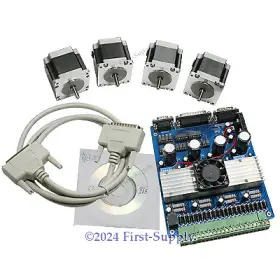 10015460117100736 Hy Cnc Kit 4 Axistb6560 Nema 23 Stepper Motor Driver Software Mach3