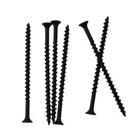 Jegonrfi 445023597558 70pcs #8 3 Inch High Hardness Drywall Screws Black Coarse Thread Phillips D