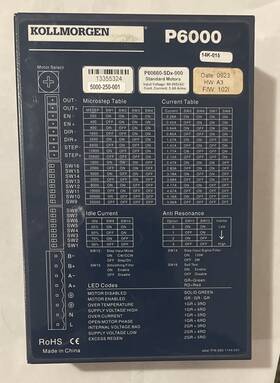 Kollmorgen P60660-sdx000 Lot Of 2 P6000 Cnc Stepper Drive Motion Controllers