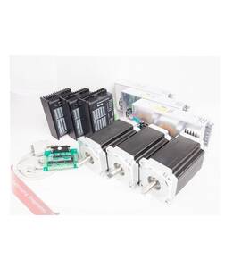 Longs Motor 445741265554 Us Free 3axis Nema34 Stepper 1600oz.in 3.5a Single Shaft&driver 7.8a Cnc