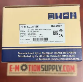 Apm-sc08aek Ls Mecapion Mecapion-ac Servo Motor 200v 750w 3000lines Without Brake And Key