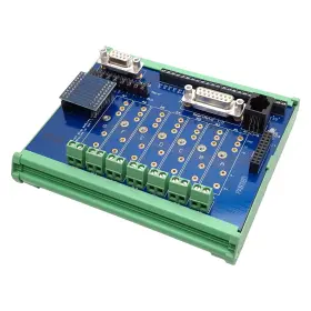 Pwb138r3 Moog Animatics Smartmotor Controller Breakout Board Rs-232 24-48vdc