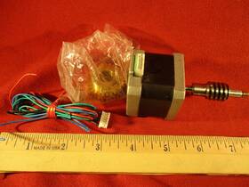 Moons 17hd2054-01n Stepping Motor R17hd40p415 With Worm Gear