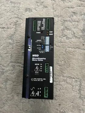 9972009 Msd Microstepping Motor Drive Serial No 56818 Certificate