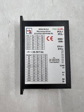 Msd Msd-50-5.6 Stappenmotor.nl Microstep Driver With Optocoupler Input 20-50 Vdc