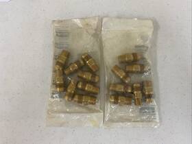 Parker 2p-183 New Lot Of 15 2p183 Brass Fluid Connectors Free Shipping