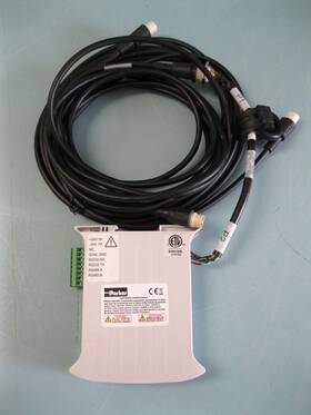 Parker Hannifin Dpii1906003007 Dinpres Ii 24v Pressure Module W 2 Cables For Single-use Flow Tubes D12