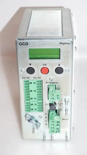 Gcd-93-70 Phytron Gcd93-70 Stepper Motor Drive W/indexer Rs485 Lcd Din 70v 9a 8 In 4 Out