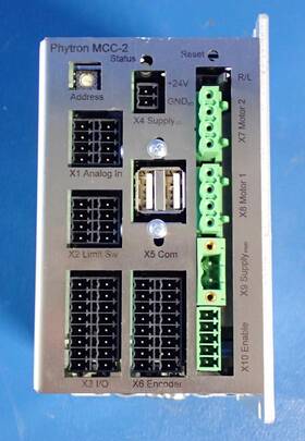 Phytron Mcc-2 32-48 2-axis 2-phase Stepper Motor Controller Mini