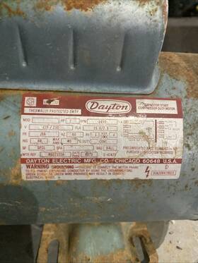 Reliance Electric B78r0997n-st Motor Fr 56c 208-230/460v