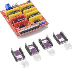 Rtm V3-drv8825 Rattmmotor Cnc Controller Kit Grbl Shield Board V3 Expansion With 4pcs