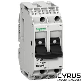Schneider Electric Gb2db20 Tesys Gb2 Thermal Magnetic Circuit Protector 2 P 12 A Id 165