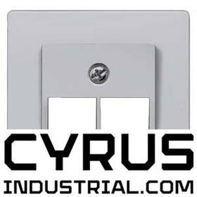 Siemens 5tg1261 Delta I-system Aluminum-metallic Cover Plate Uae Connection Socket Suita