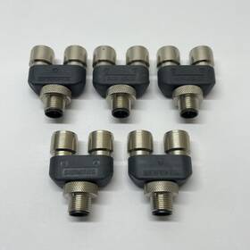 Siemens 6es71941ka010xa0 Lot Of 5 6es7 194-1ka01-0xa0 Y-connector 5-pole M12 Et 200