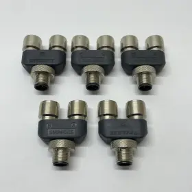 6es71941ka010xa0 Siemens Lot Of 5 6es7 194-1ka01-0xa0 Y-connector 5-pole M12 Et 200