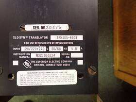 Slo-syn Tbm105 Slo-syn Translator Tbm105-6209
