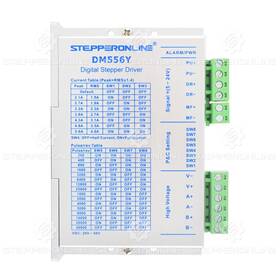 Stepperonline Dm556y Y Series Digital Stepper Driver 1.7-5.6a Dc20v 50v For Nema 23 24 Motor