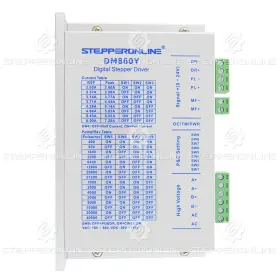 Dm860y Stepperonline Digital Stepper Motor Driver 2.4-7.2a 18-80vac / 36-110vdc For Nema 34