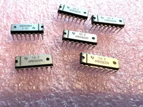 Am26s10cn Texas Instruments 6pcs Pdip-16 Bus Transceivers Quad Ti Vintage Silver Top Rare