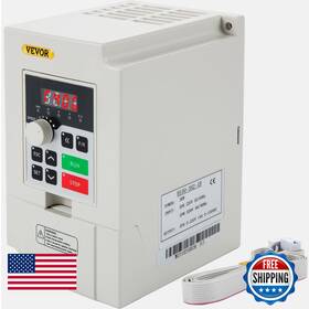 Vevor B09q2yjtsx Vfd 3kw 220v 4hp 1 Or 3 Phase Input Output Variable Frequency