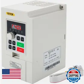 B09q2yjtsx Vevor Vfd 3kw 220v 4hp 1 Or 3 Phase Input Output Variable Frequency