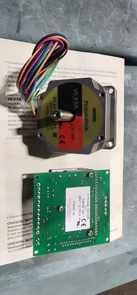 Pk564nbwa Vexta Csd5814 5 Phase Stepping Motor With Drive N-t And