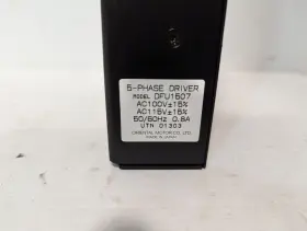 Dfu1507 Vexta Oriental Motor 5 Phase Step Driver - Free Shipping Returns