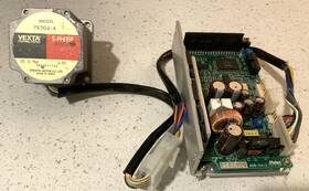 Vexta / Melec Pk564-a 5-phase Stpping Motor With Adb-5410 Driver Board