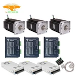 Us Ship 3AXIS Nema 34 Stepper Motor 1700OZ 3.5A Driver DM860A& Power Supply New. Price: $447.00.