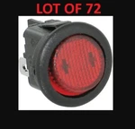 (qty. 72) Zf RRA22H3BBRLN Rocker Switch Spst On-off 10A Red Illuminated New. Price: $99.99.
