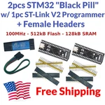 2PCS STM32F411CEU6 Arm 100MHZ Dev Board Module Black Pill St-link V2 New. Price: $38.50.