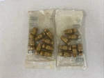 New Lot Of 15 Parker 2P183 Brass Fluid Connectors, Free Shipping. Price: $41.95.