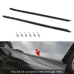 Driver + Passenger Sides Door Panel Outer Window Seals For Corvette 1984-1996 New. Price: $43.88.